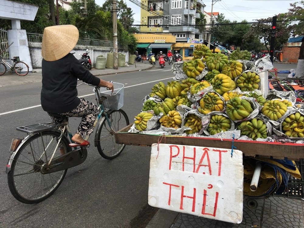 Straßenszene in Vietnam