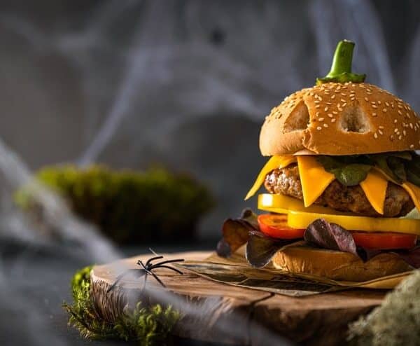 Burgerrezept für Halloween