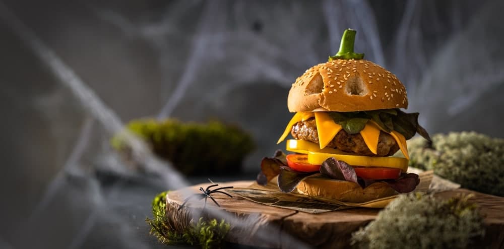 Burgerrezept für Halloween