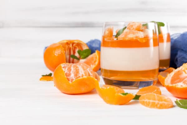 Mandarinen-Cheesecake im Glas